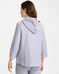 Chico's Zenergy® Striped Gauze Jacket