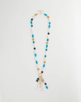 Chico's Convertible Turquoise Fish Charm Necklace