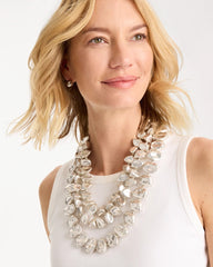 Chico's Chunky Silver Multi-Strand Necklace