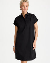 Chico's Popover Embroidered Poplin Dress