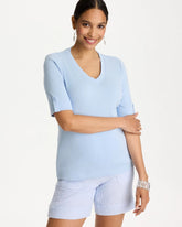 Chico's Pima V-Neck Tee