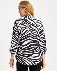 Chico's No Iron™ Stretch Animal Print Shirt