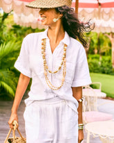 Chico's Cotton Gauze Camp Shirt