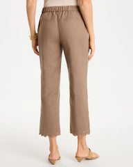 Chico's Linen Fly Front Pants