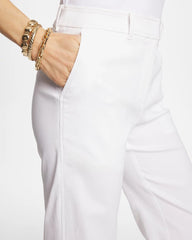 Chico's Emme Fly Front Straight Crop Pants