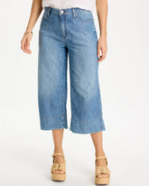 Chico's Lightweight Wide-Leg Capri Jeans