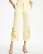 Chico's Trouser Cutwork Crop Jeans