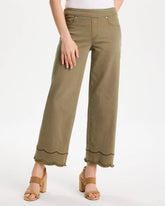 Chico's Scallop Pull-On Wide-Leg Crop Jeans