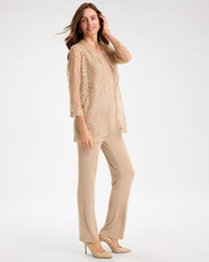 Chico's Travelers™ Sheer Embroidered Cardigan