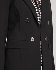 Chico's Ponte Double-Breasted Knit Blazer