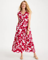 Chico's Smocked Floral Maxi Dress