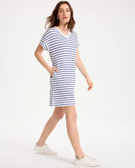 Chico's Zenergy® Soft Striped Contrast Dress