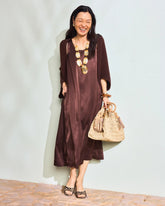 Chico's Faux Satin Sleeveless Dress