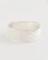 Chico's Silvertone Cuff Bracelet