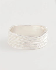 Chico's Silvertone Cuff Bracelet