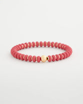 Chico's Coral Inspired Round Stretch Bracelet
