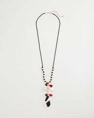 Chico's Corded Short Pendant Necklace
