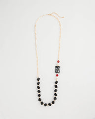 Chico's Asymmetrical Long Single-Strand Necklace