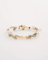 Chico's Jasper Stone Beaded Stretch Bracelet