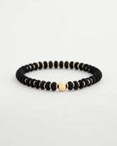 Chico's Black Round Stretch Bracelet