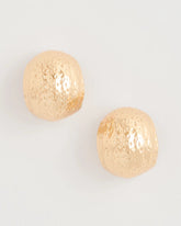 Chico's Crinkle Goldtone Hoop Earrings