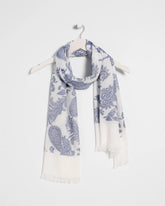 Chico's Paisley Jacquard Oblong Scarf