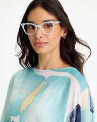Chico's Pearlescent Cat Eye Readers