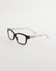 Chico's Black Square Shell Readers