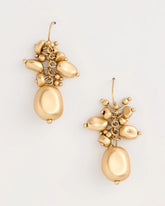 Chico's Goldtone Cluster Earrings