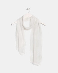 Chico's Textured Palms Oblong Scarf