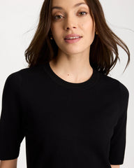 Chico's Ella Crewneck Pullover Sweater