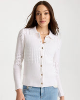 Chico's Textured Button-Front Cardigan