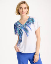 Chico's Zenergy® Sicily Splash Drop Shoulder Tee