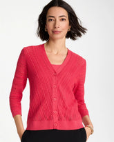 Chico's Stitchy V-Neck Cardigan