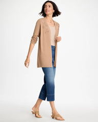 Chico's Floral Embroidered Cardigan