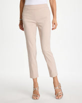 Chico's Brigitte™ Slim Twill Stripe Neutral Crop