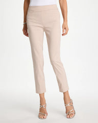 Chico's Brigitte™ Slim Twill Stripe Neutral Crop