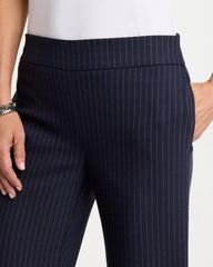 Chico's Brigitte™ Straight Pinstripe Cropped Pants