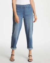 Chico's Pull-On Boyfriend Cropped Jeans