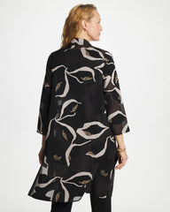 Chico's Travelers™ Collection Burnout Peace Lily Topper