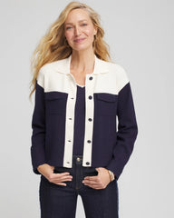 Chico's Colorblock Cardigan Jacket