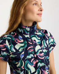 Chico's Zenergy® UPF Blooms Half Zip Polo