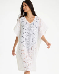 Chico's Woven Long Swim Cover-Up