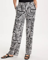 Chico's Geo Pull-On Wide-Leg Linen Pants