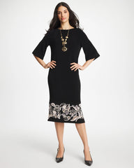 Chico's Travelers™ Border Kimono Sleeve Dress