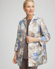 Chico's Travelers™ Collection Watercolor Jacquard Jacket