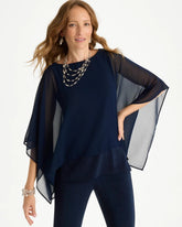 Chico's Travelers™ Chiffon Layered Top