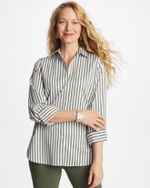 Chico's No Iron™ Stretch Striped Shirt