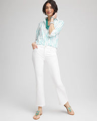 Chico's No Iron™ Sateen Bubble Print Shirt