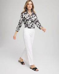 Chico's No Iron™ Abstract Floral Shirt